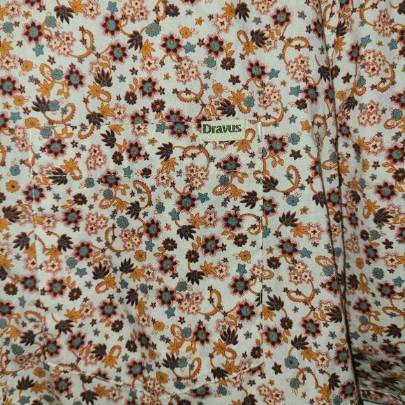 Dravus Men's Floral Button Down Cotton Shirt - Picture 6 of 11